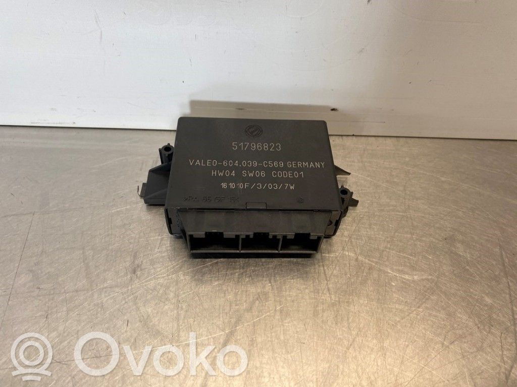 Fiat 500 Unité de commande, module PDC aide au stationnement 