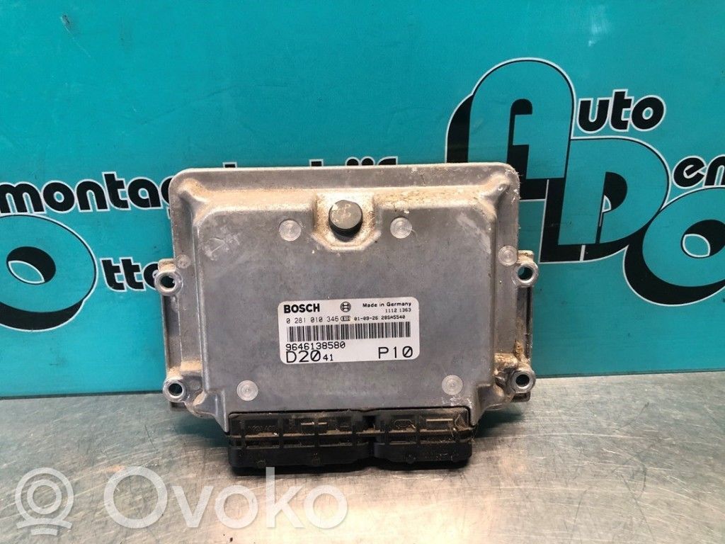 Engine control unit/module   0281010346,9646138580,0281010346,9646138580
