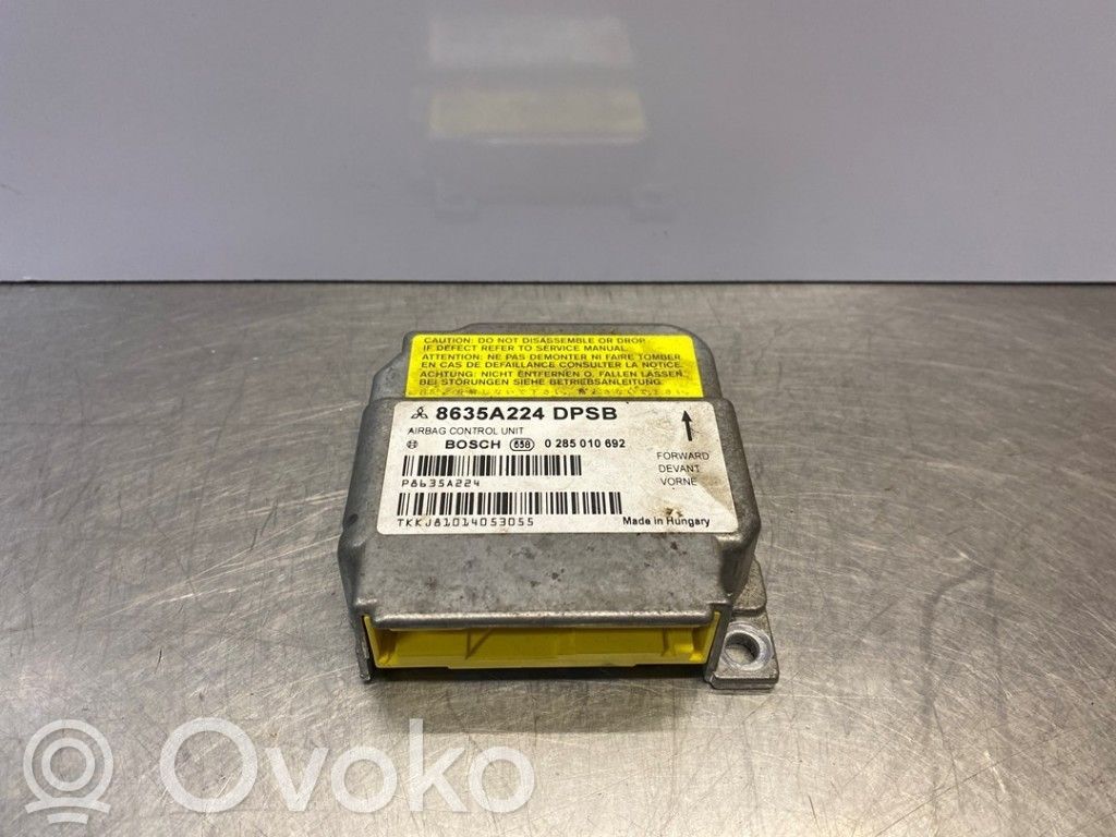 Sterownik / Moduł Airbag   0285010692,8635A224,0285010692,8635A224