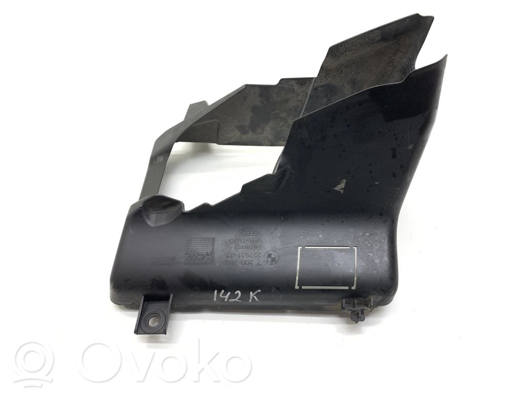 BMW 5 F10 F11 Wlot / Kanał powietrza intercoolera 