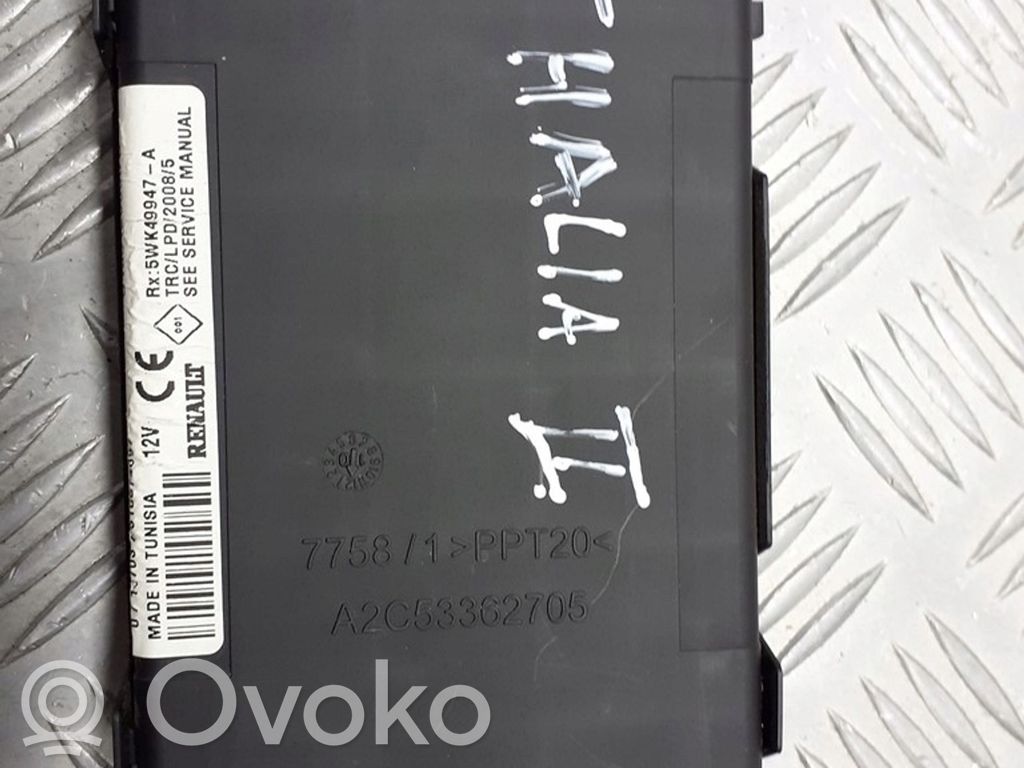 Renault Thalia II Korkeajänniteliitäntärasia 