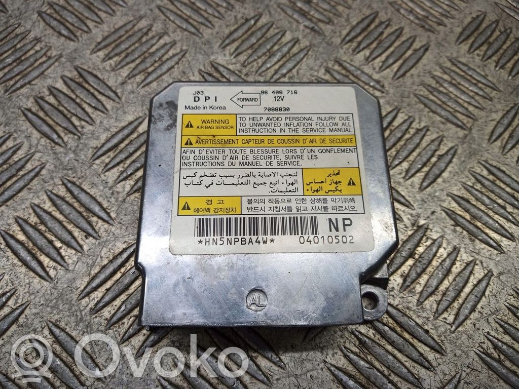 Chevrolet Lacetti Unitate/modul de comandă airbaguri 