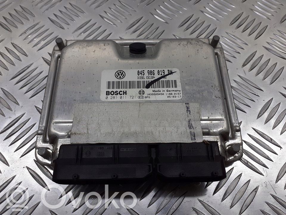 Volkswagen Fox Unité de commande, module ECU de moteur 