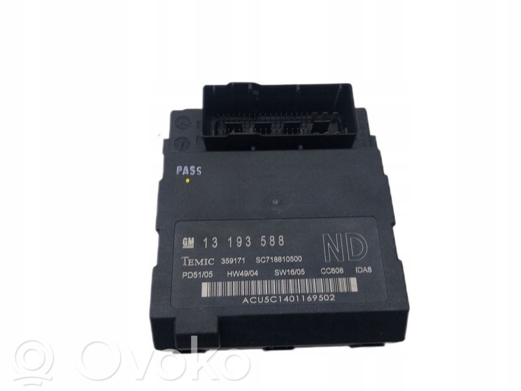 Opel Vectra C Módulo de control por voz 
