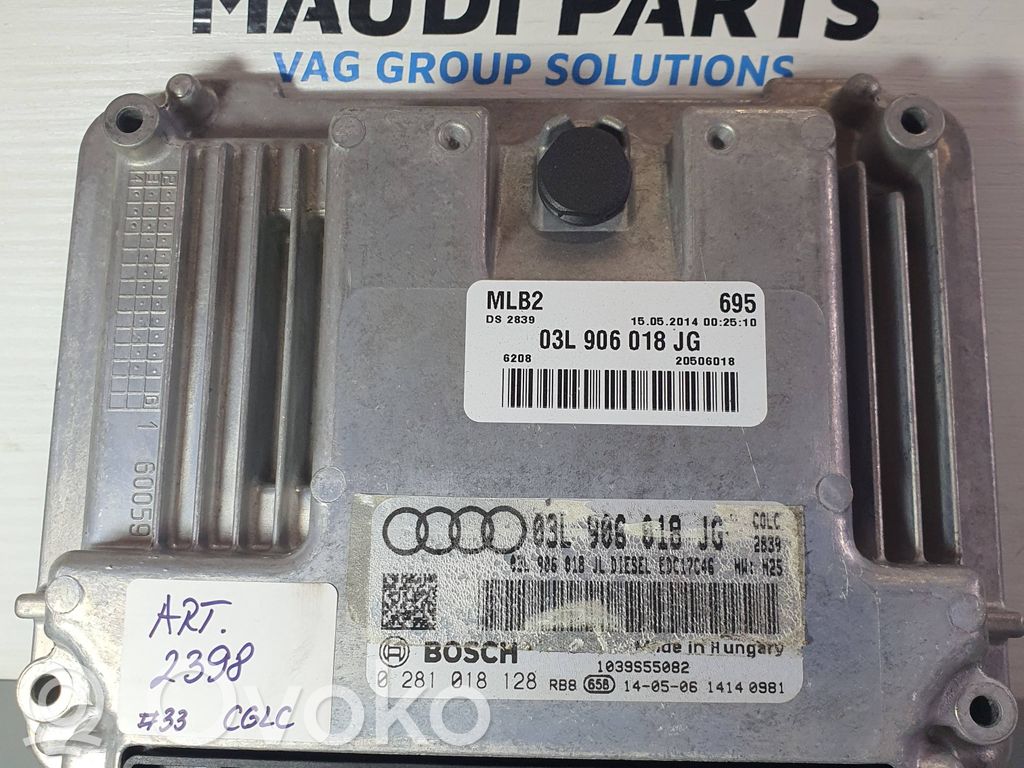 Engine control unit/module   03L906018JG,0281018128,03L906018LL