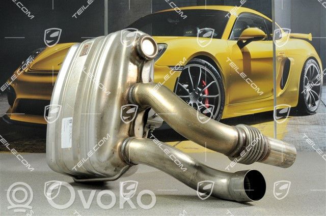 Porsche 911 991 Silencieux arrière / tuyau d'échappement silencieux 