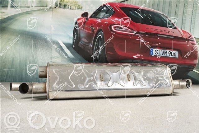 Porsche 911 991 Mitteltopf Schalldämpfer 