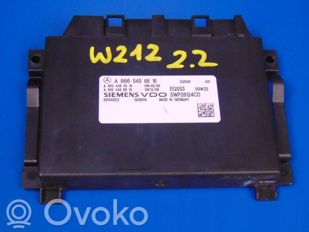 Mercedes-Benz E W212 Gearbox control unit/module 