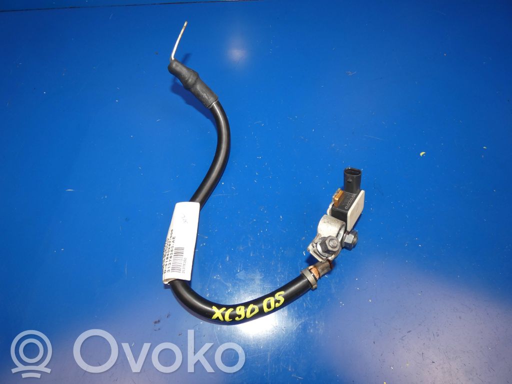 Volvo XC90 Minus / Klema / Przewód akumulatora 