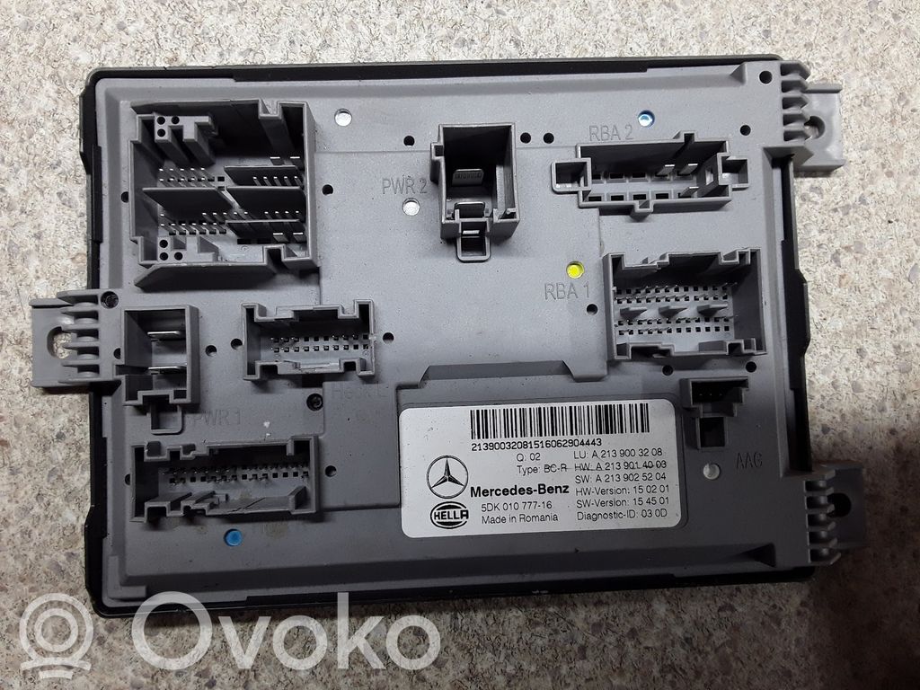 Mercedes-Benz E W213 SAM control unit 
