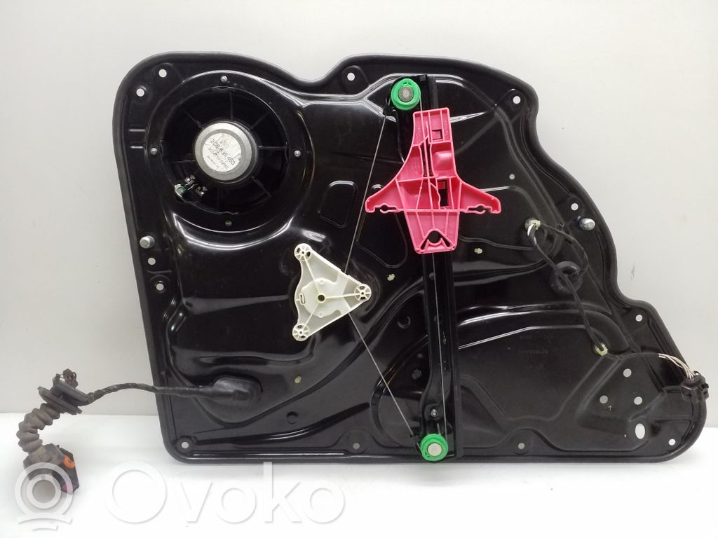 Volkswagen PASSAT B7 Mechanizm podnoszenia szyby tylnej bez silnika 