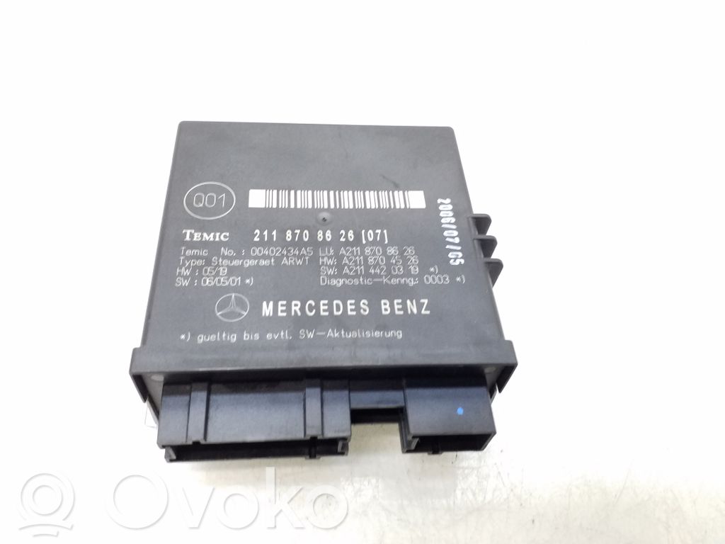 Mercedes-Benz E W211 Other control units/modules 