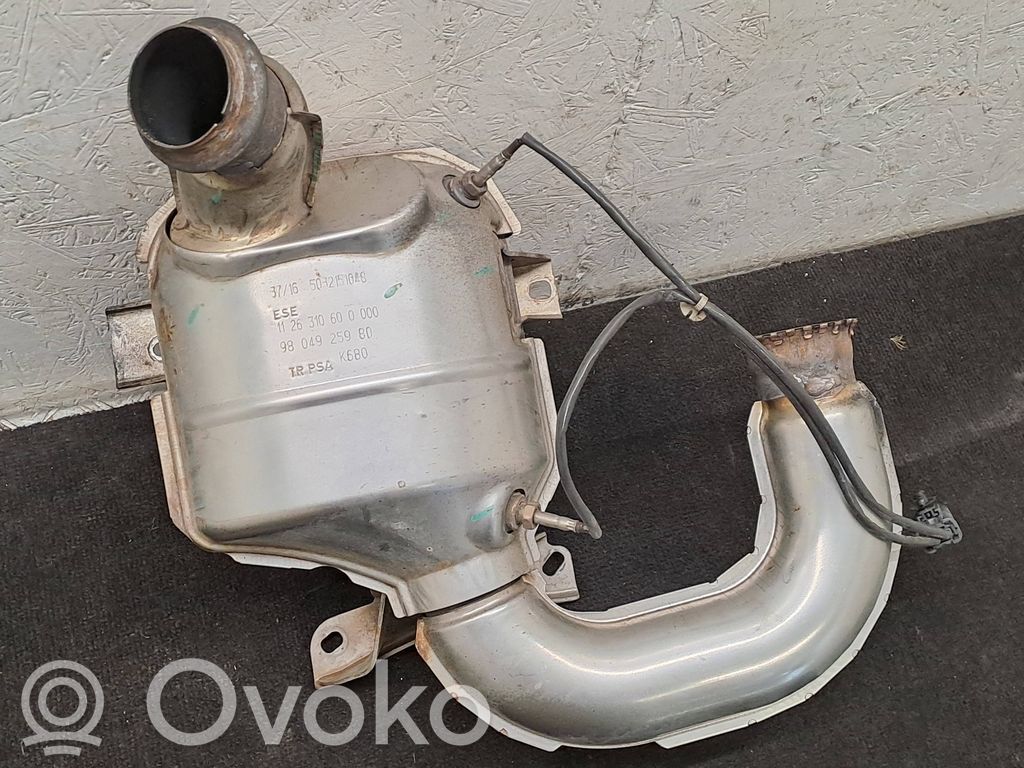 Citroen Jumpy Filtr cząstek stałych Katalizator / FAP / DPF 