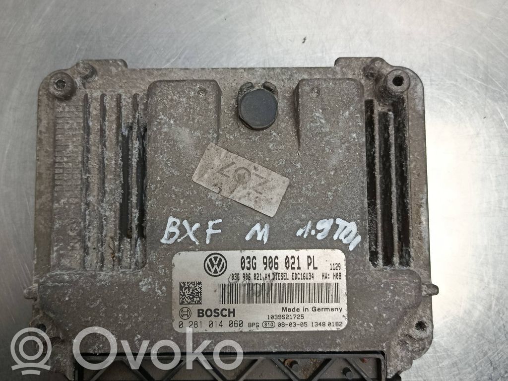Volkswagen Golf V Engine control unit/module 