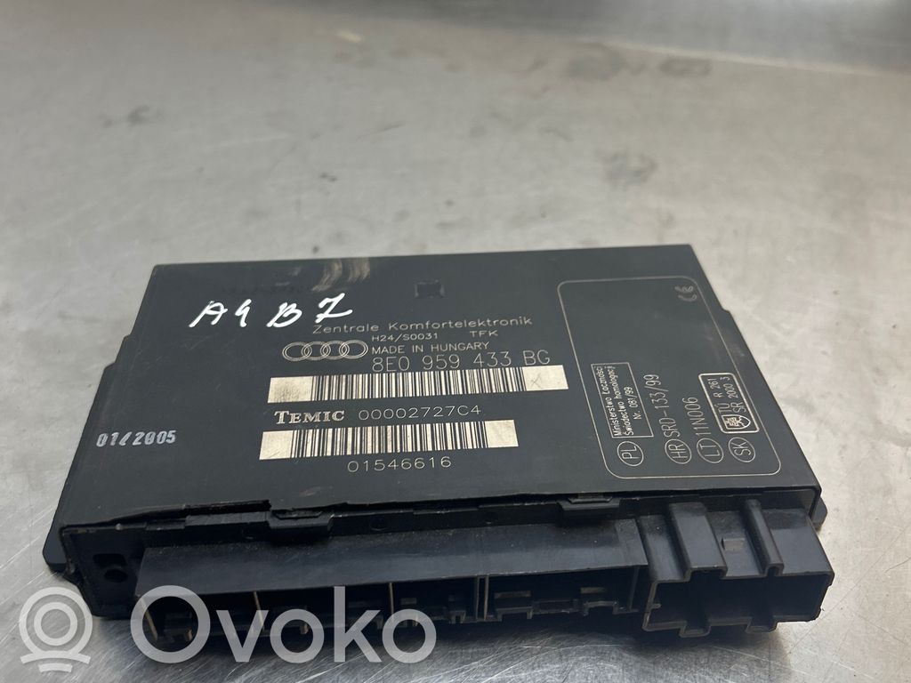 Audi A4 S4 B7 8E 8H Module confort 