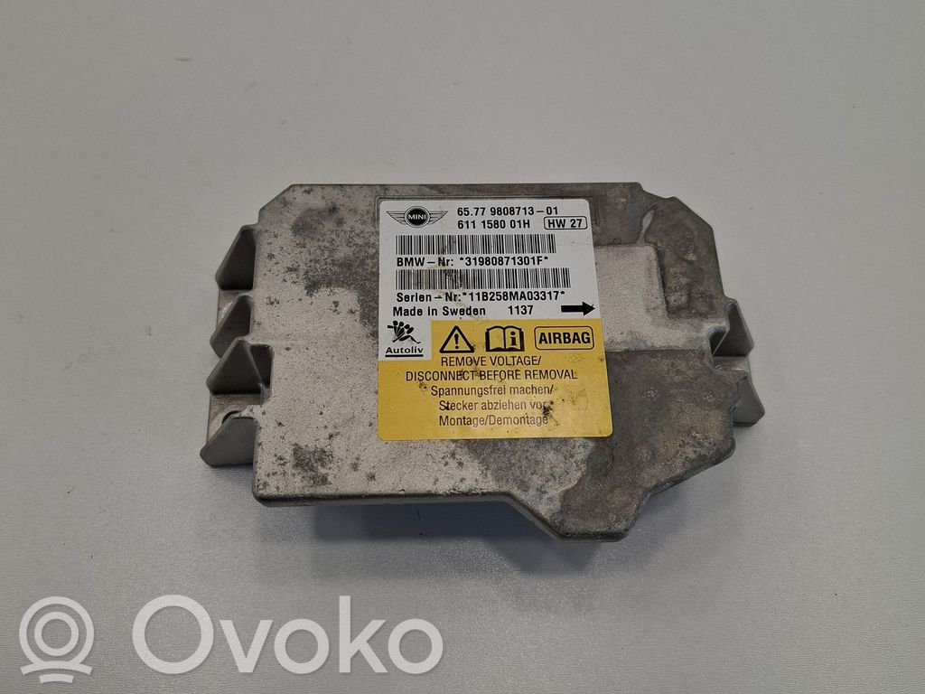 Mini One - Cooper R57 Sterownik / Moduł Airbag 