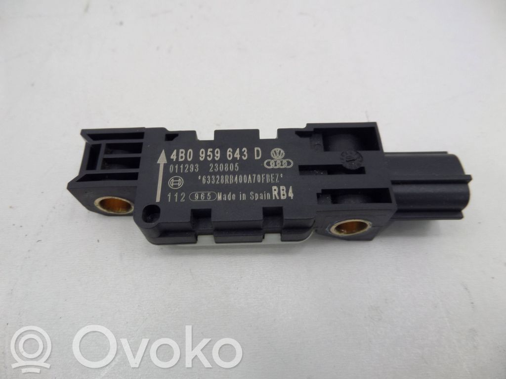 Audi A3 S3 8P Sensor impacto/accidente para activar Airbag 