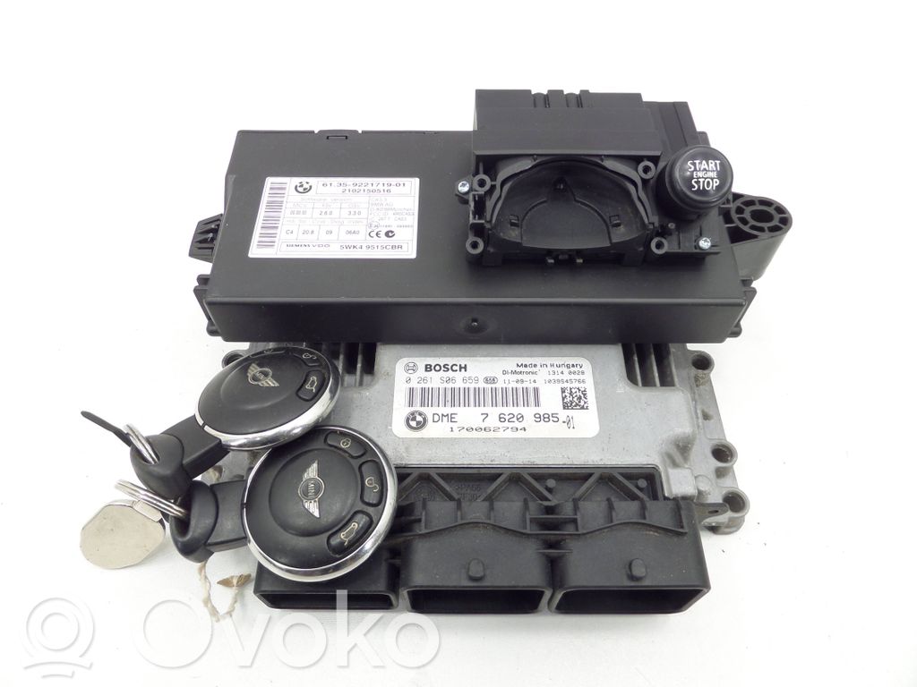 Mini One - Cooper Coupe R56 Engine ECU kit and lock set 