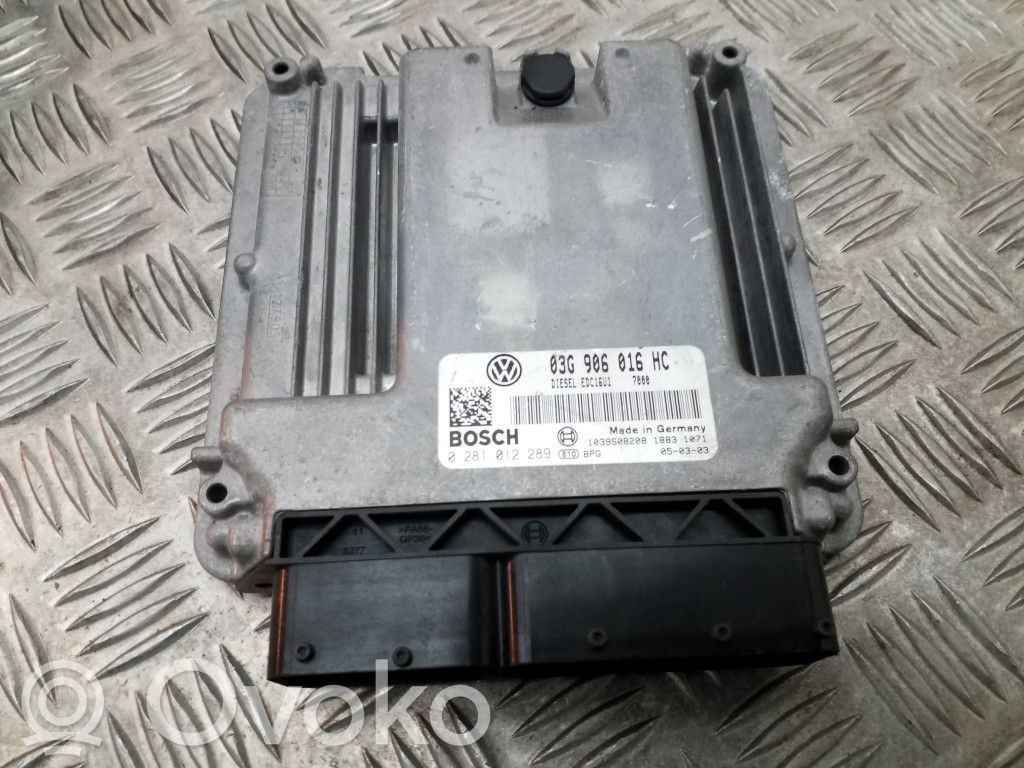 Engine control unit/module ECU   03G906016HC,EDC16U1