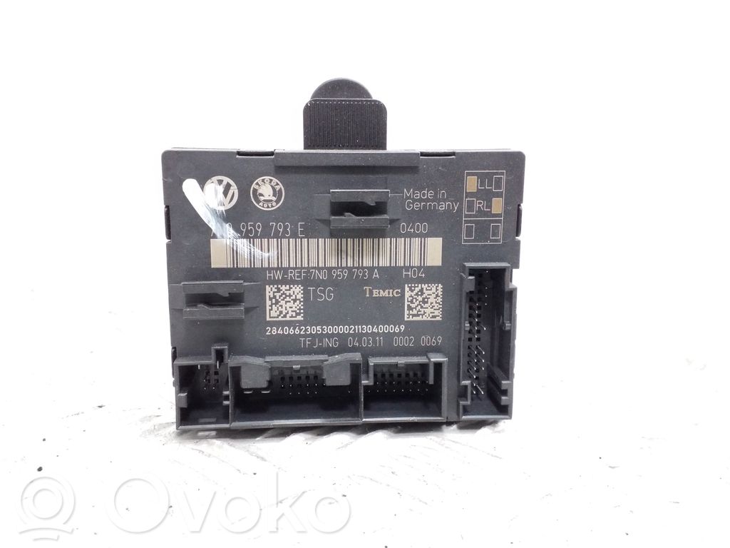 Volkswagen Sharan Door control unit/module 