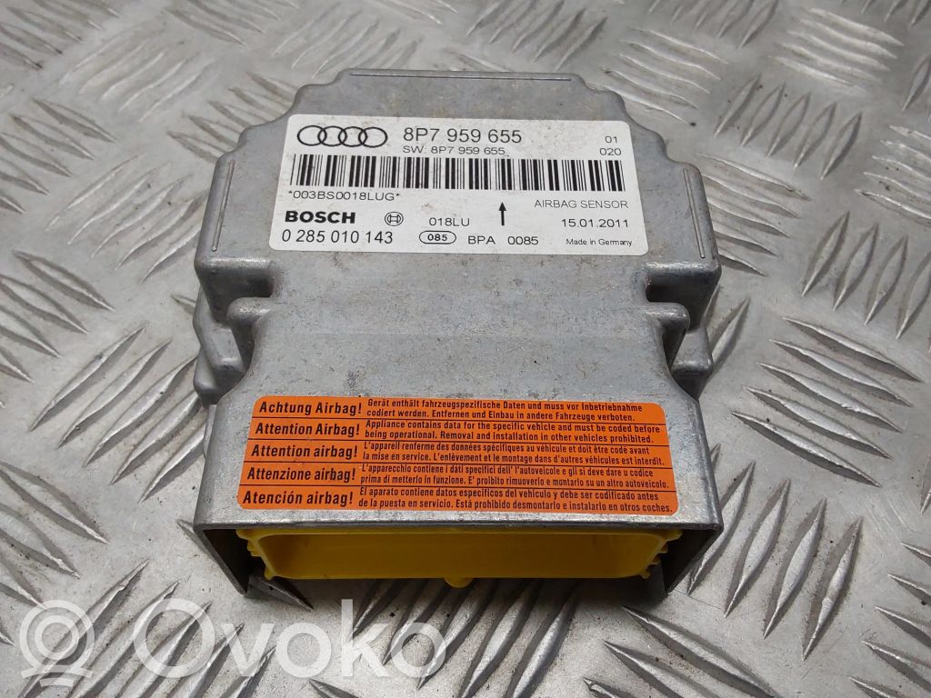 Audi A3 S3 8P Airbag control unit/module 