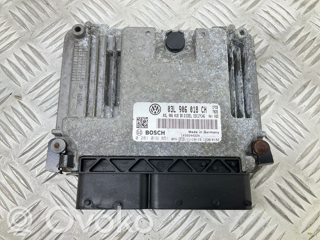 Skoda Superb B6 (3T) Engine control unit/module ECU 