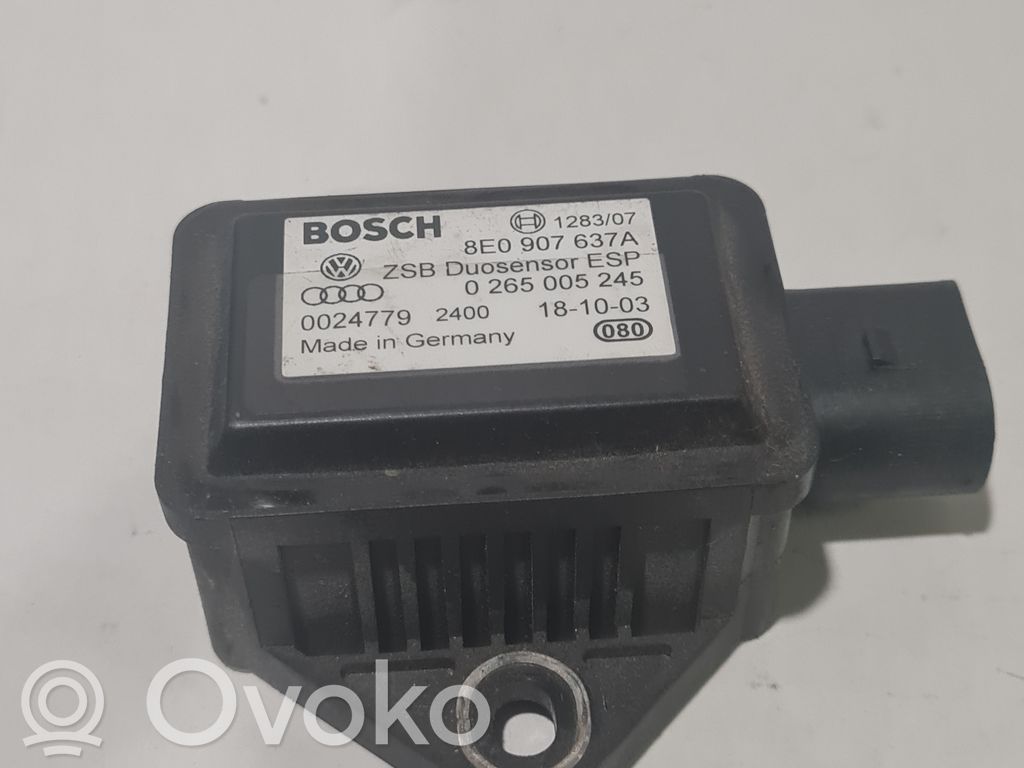 ESP Drehratensensor Querbeschleunigungssensor   8E0907637A