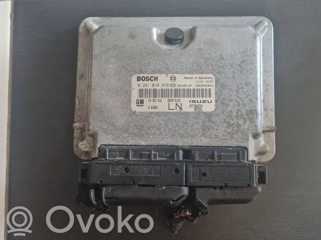 Opel Astra G Engine control unit/module 