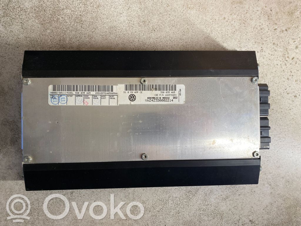 Volkswagen Phaeton Sound amplifier 