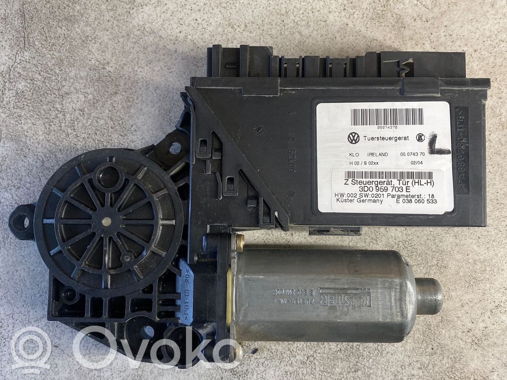 Volkswagen Phaeton Takaoven ikkunan nostomoottori 