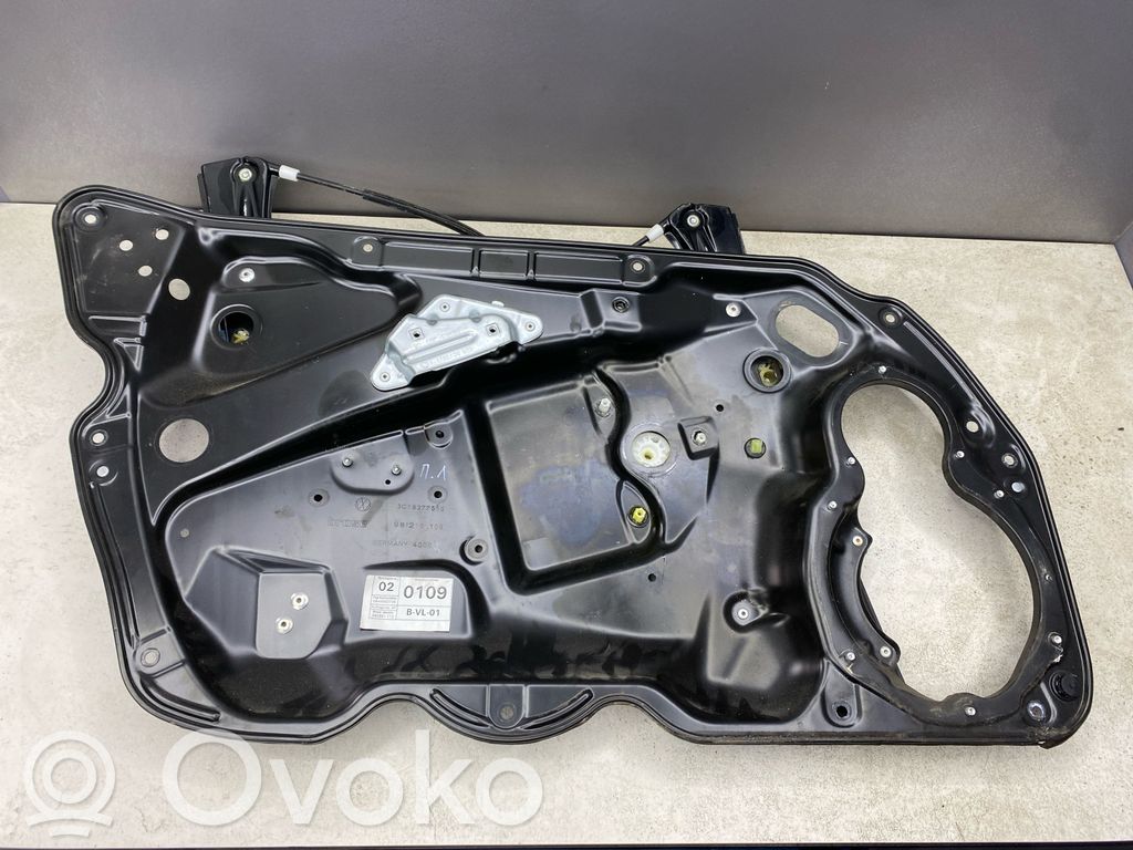 Volkswagen PASSAT B6 Mechanizm podnoszenia szyby przedniej bez silnika 