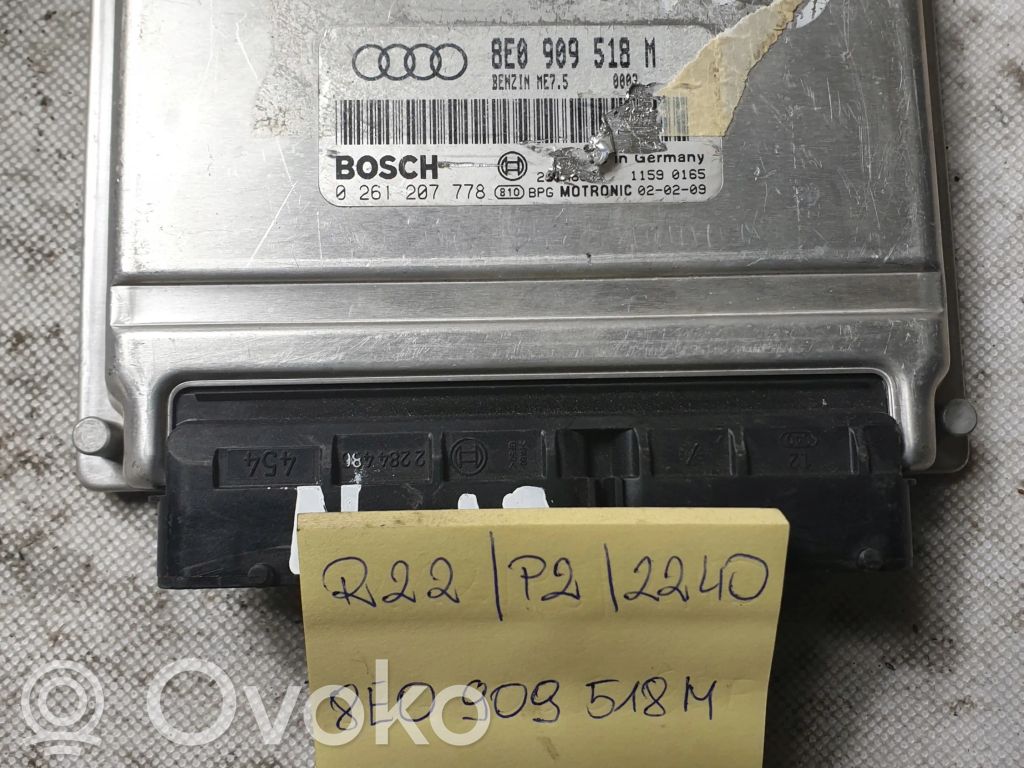 Audi A4 S4 B6 8E 8H Engine control unit/module 