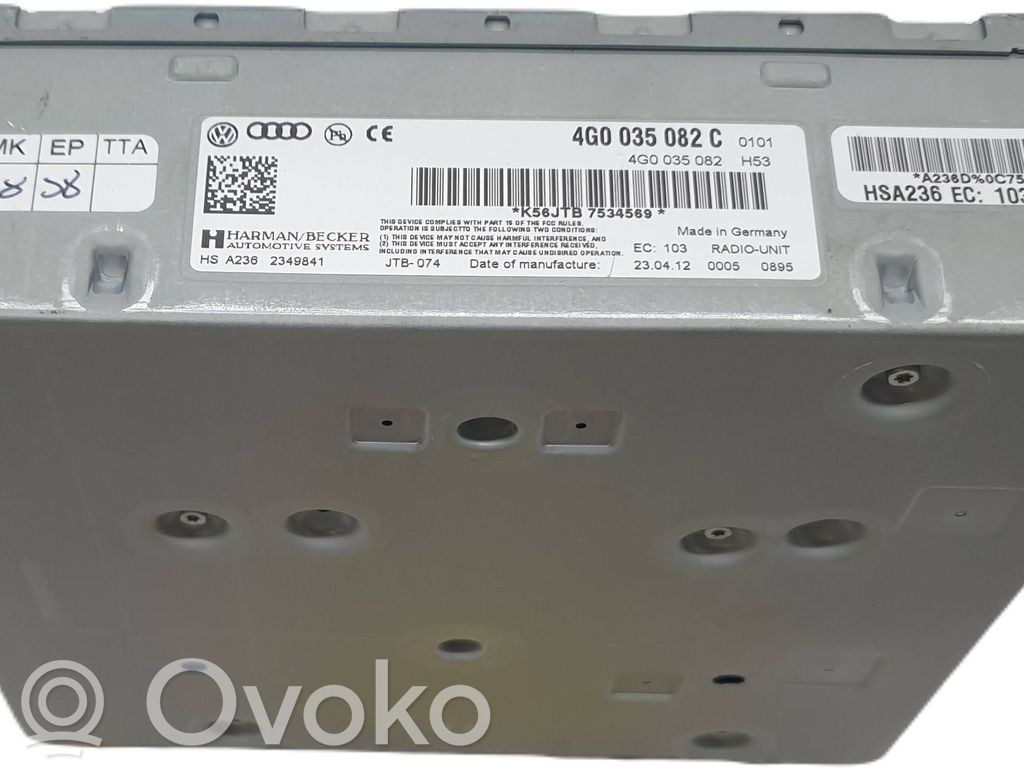 Unité / module navigation GPS   4G0035082C,4G0035082