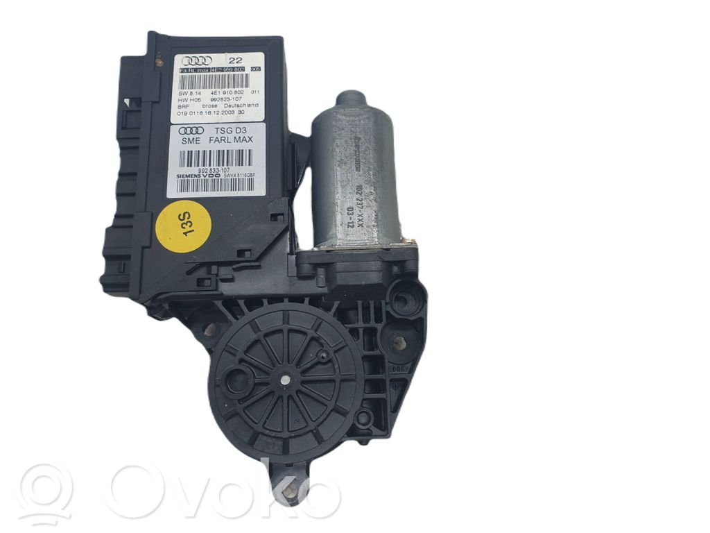 Front door window regulator motor   4E2959802
