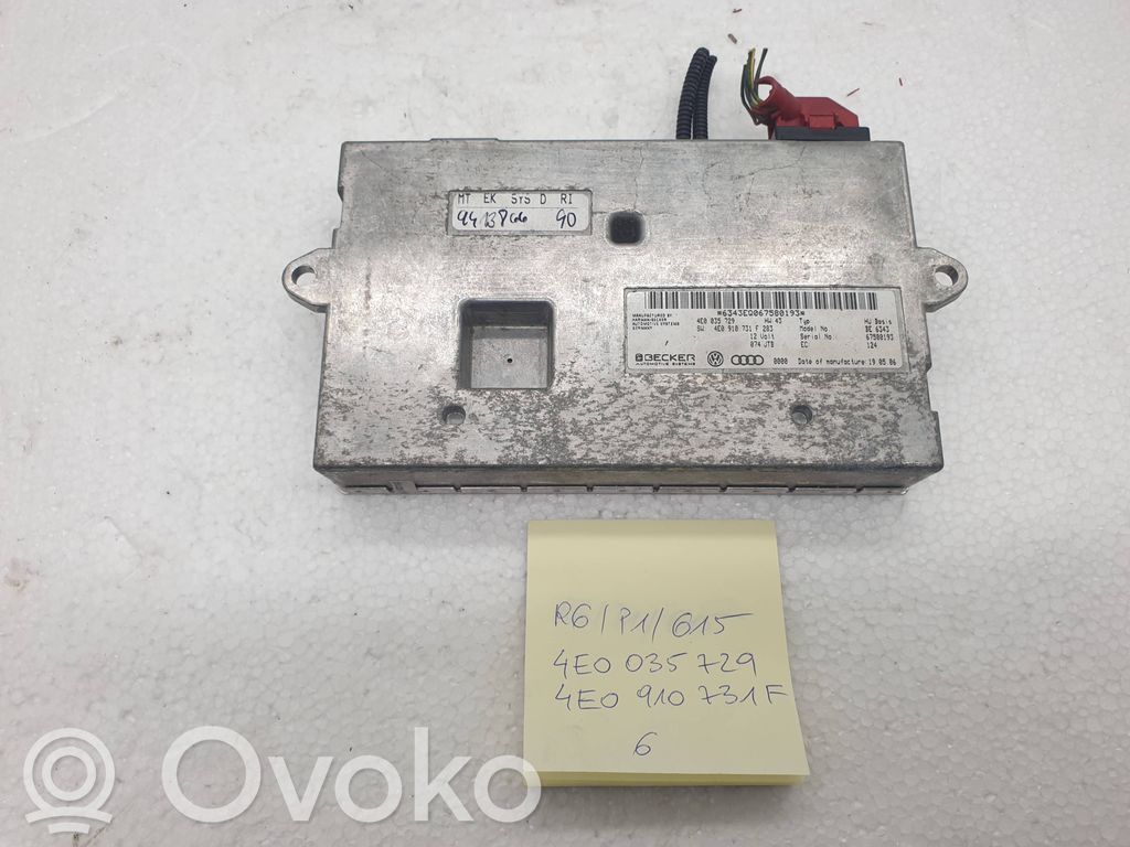 Audi A8 S8 D3 4E MMI control unit 