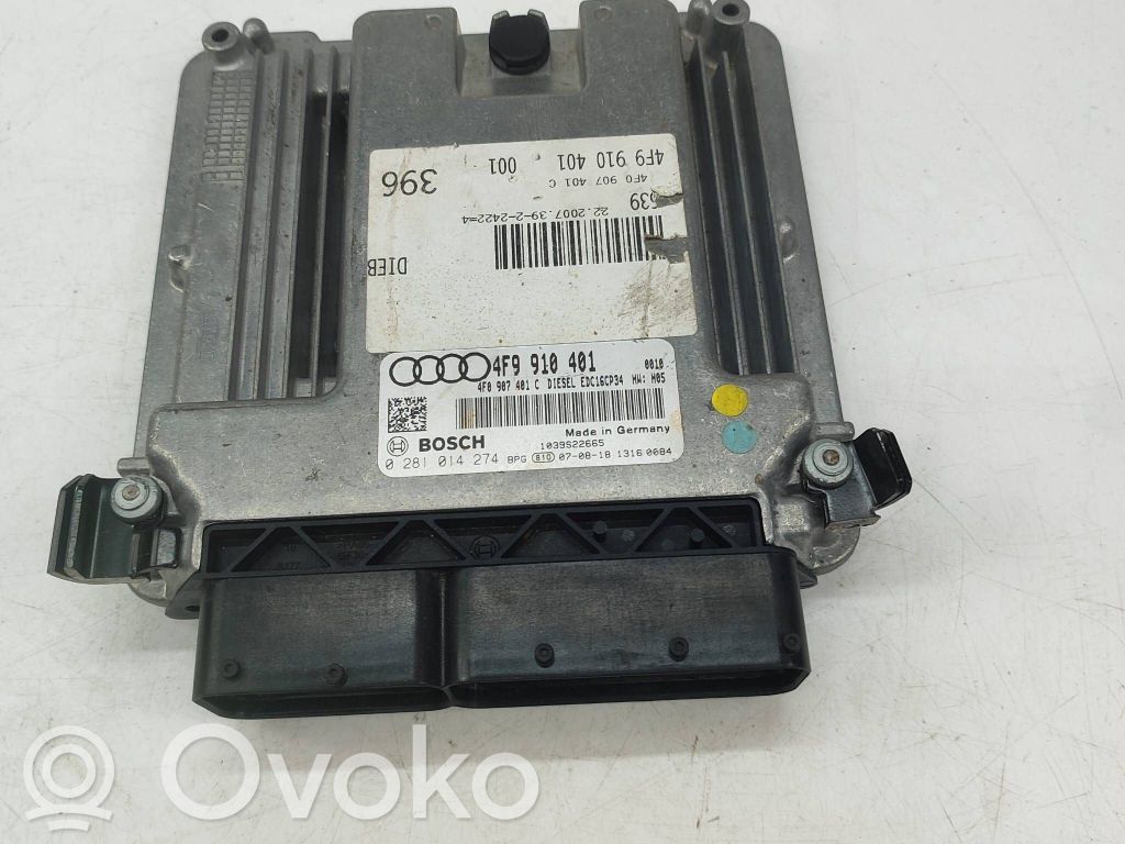 Engine control unit/module   4F0907401C,4F9910401,0281014274