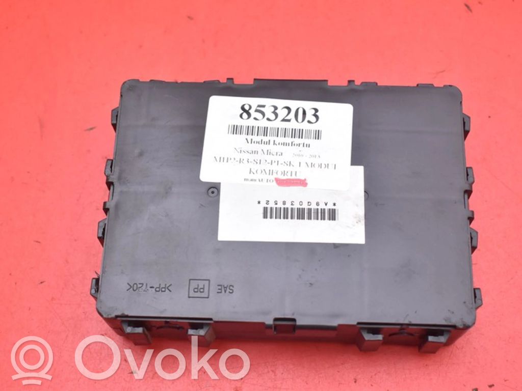 Nissan Micra Moduł / Sterownik komfortu 