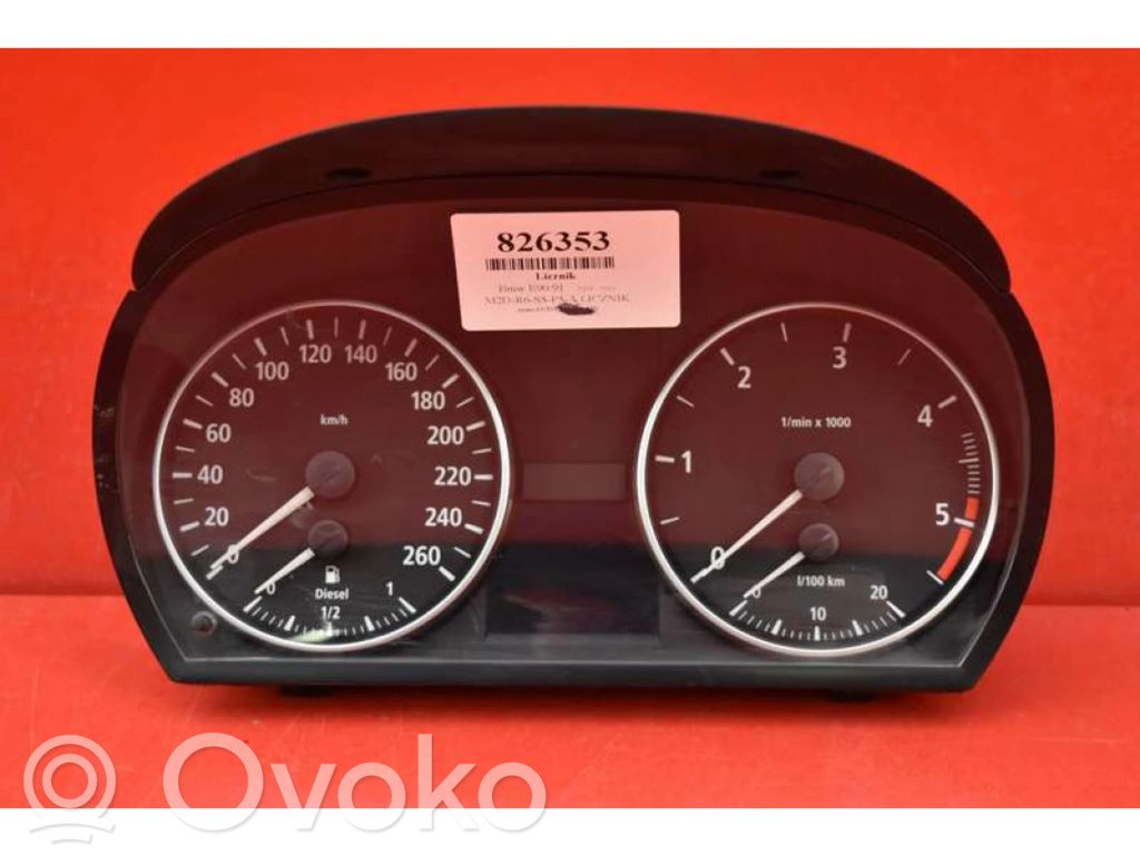 BMW X3 E83 Spidometrs (instrumentu panelī) 