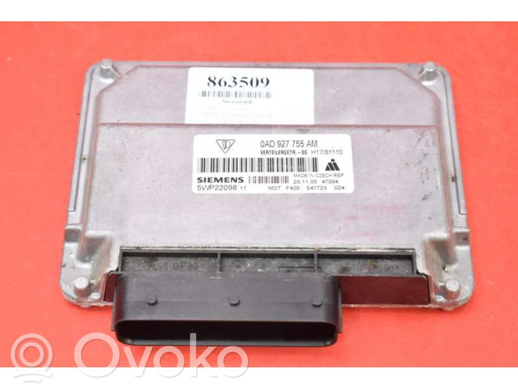 Porsche Cayenne (9PA) Unité de commande, module ECU de moteur 