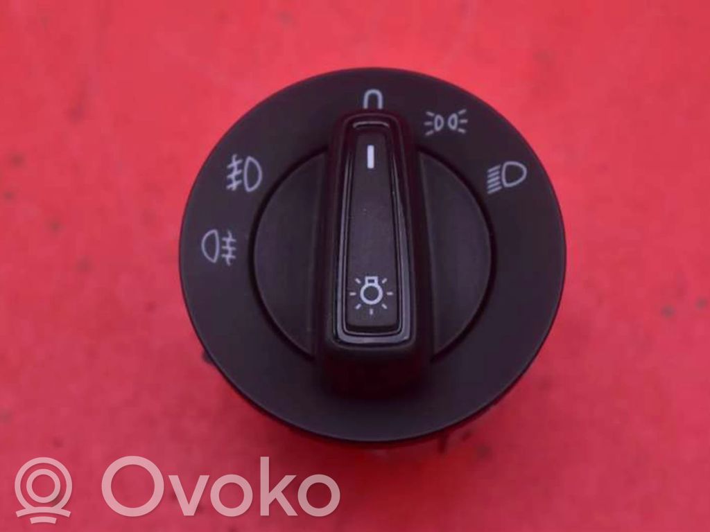 Skoda Octavia Mk3 (5E) Interrupteur d’éclairage 