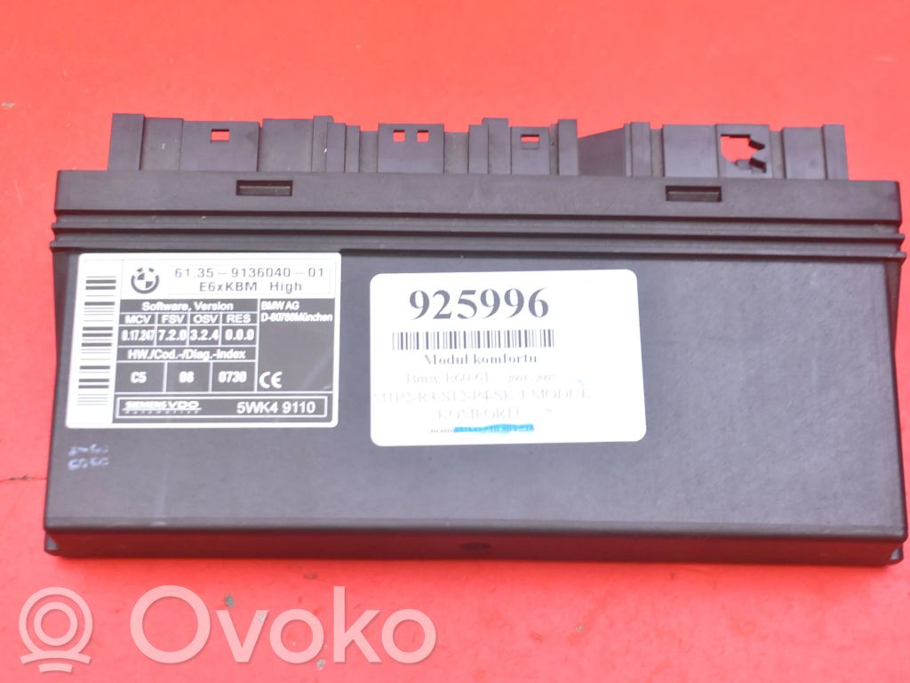 Mukavuusmoduuli   9136040,9136040