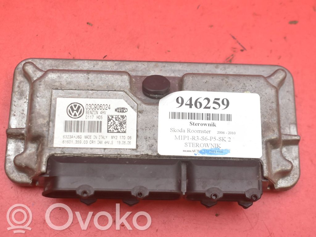 Skoda Roomster (5J) Unité de commande, module ECU de moteur 