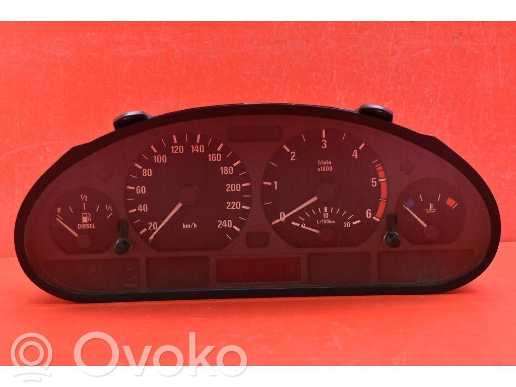 BMW 3 E36 Spidometrs (instrumentu panelī) 