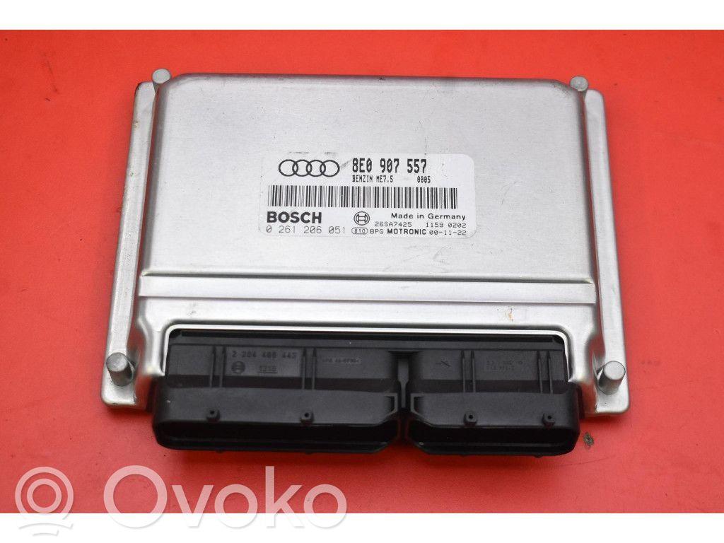 Engine control unit/module ECU   8E0907557,8E0907557