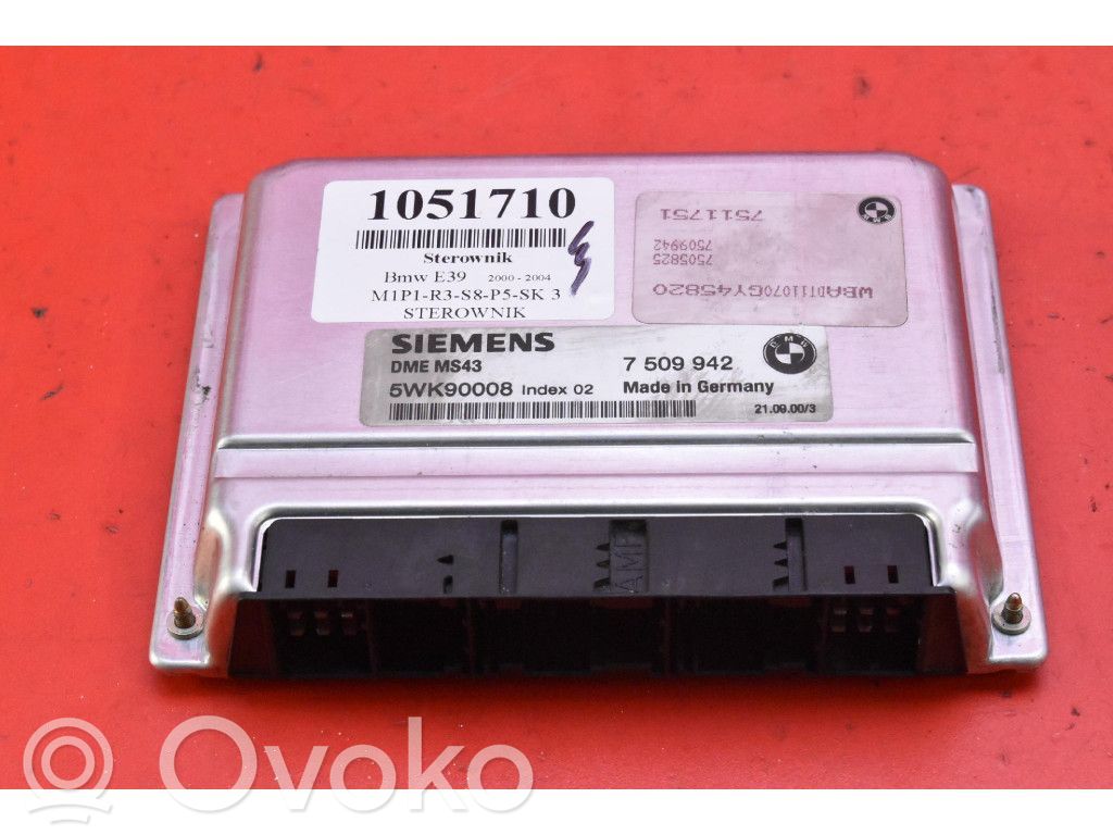 BMW 5 E39 Engine control unit/module ECU 