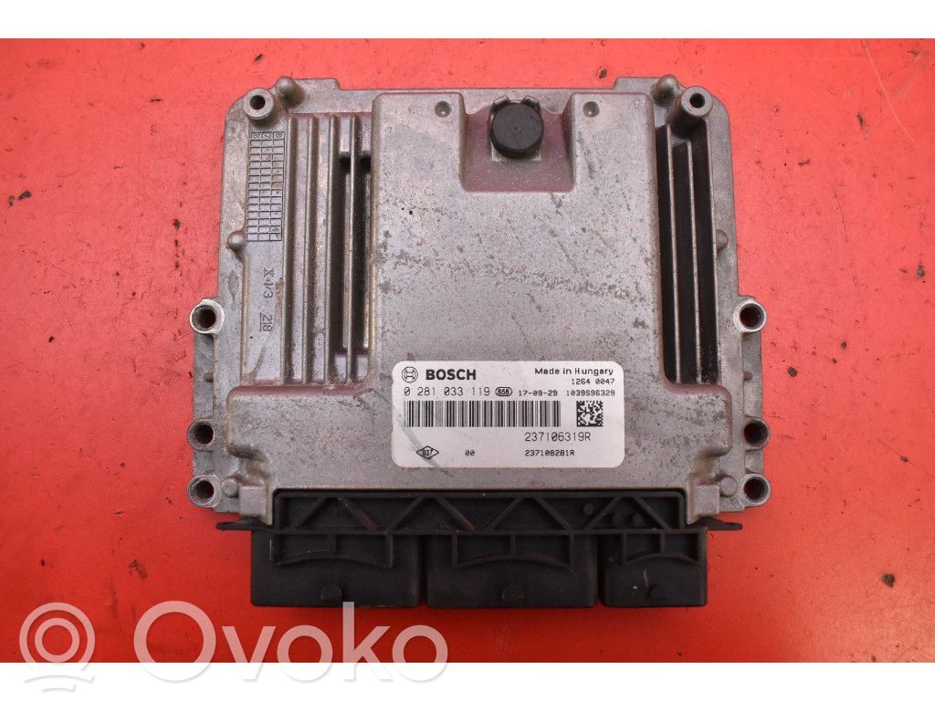 Engine control unit/module ECU   237106319R,237106319R