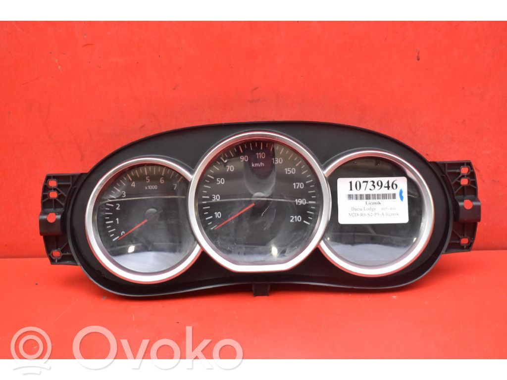 Dacia Lodgy Geschwindigkeitsmesser Cockpit 