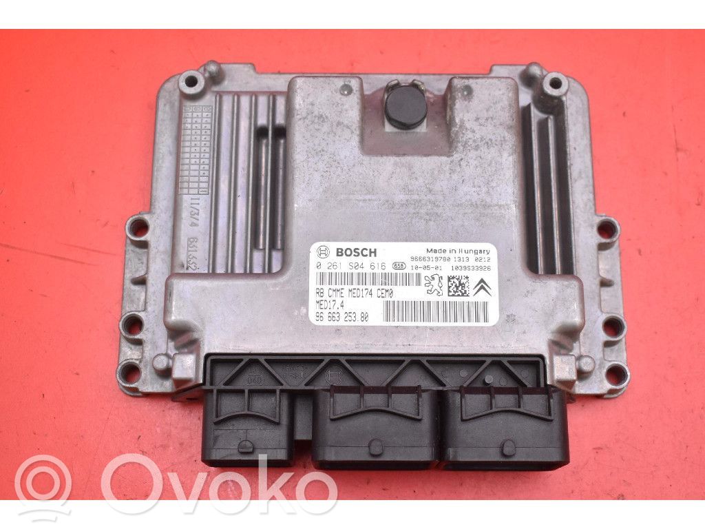 Unité de commande, module ECU de moteur   9666319780,9666319780