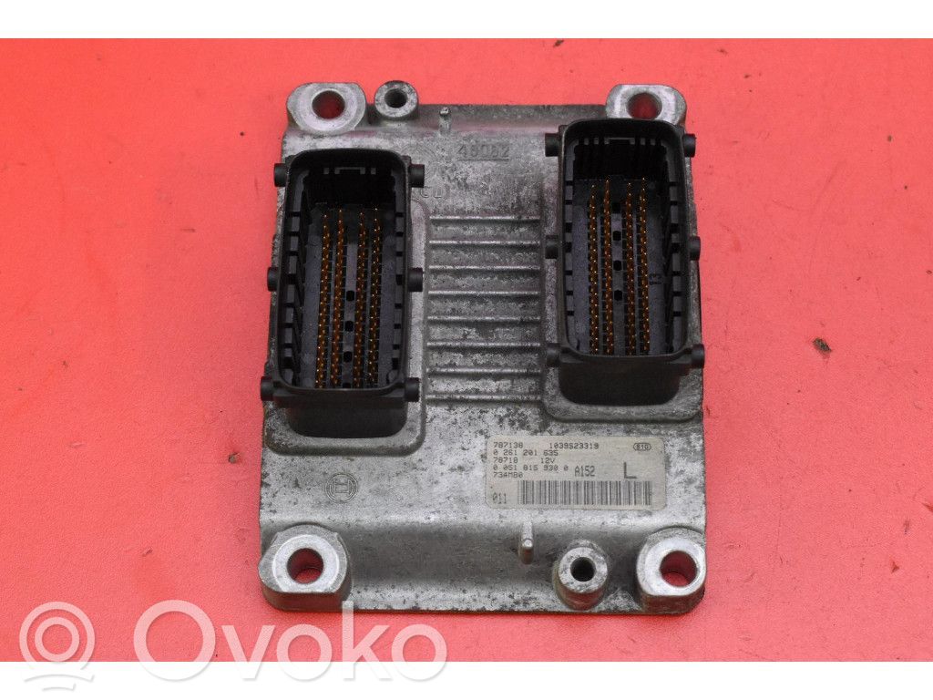 Fiat Bravo Unité de commande, module ECU de moteur