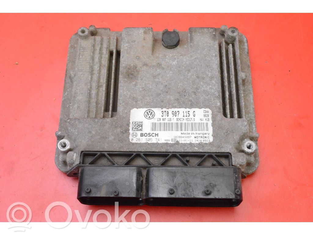 Skoda Superb B6 (3T) Unité de commande, module ECU de moteur 